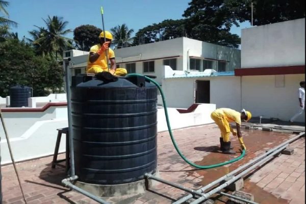 Overhead water Tank Cleaning